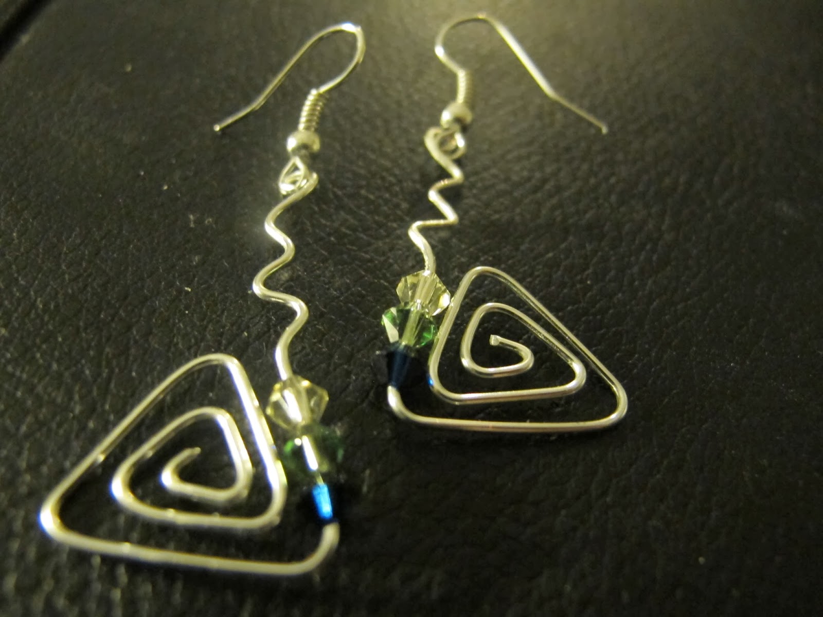 Naomi's Designs Handmade Wire Jewelry Funky silver wire wrapped