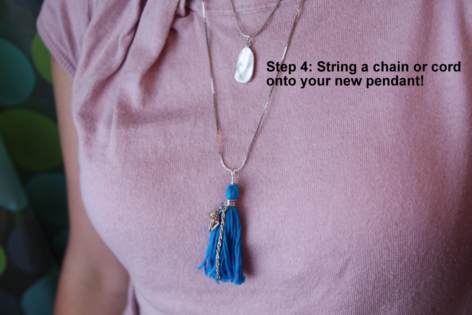 Kibbles 'N Knits How to turn earrings into a pendant necklace.