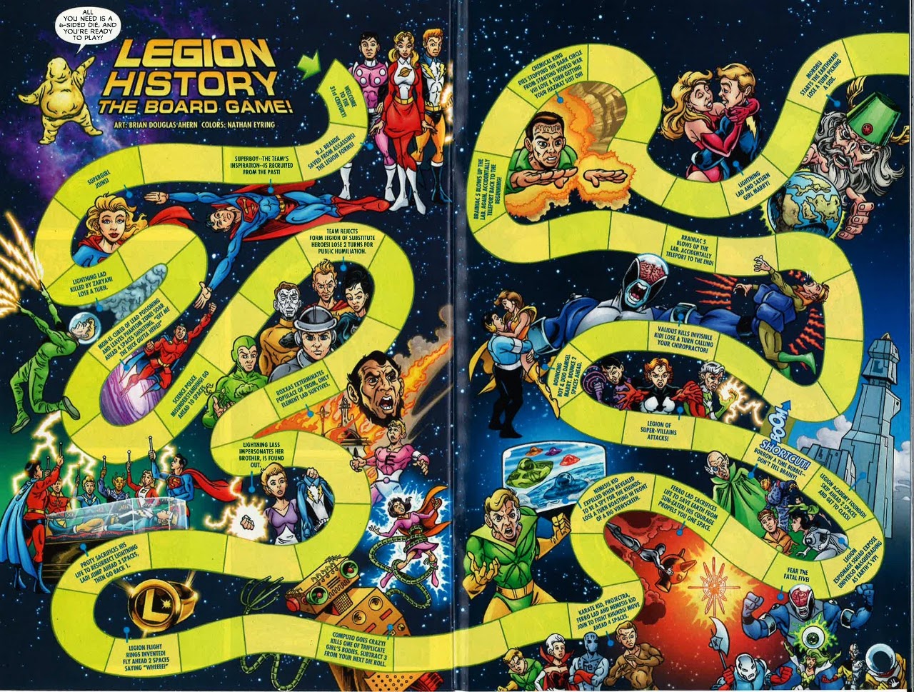 The Legion of Super Bloggers! Legion History Board Game