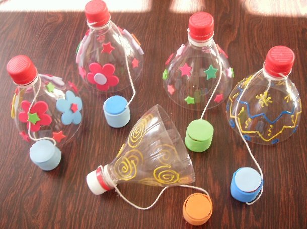 Actividades para crianças com material reciclado