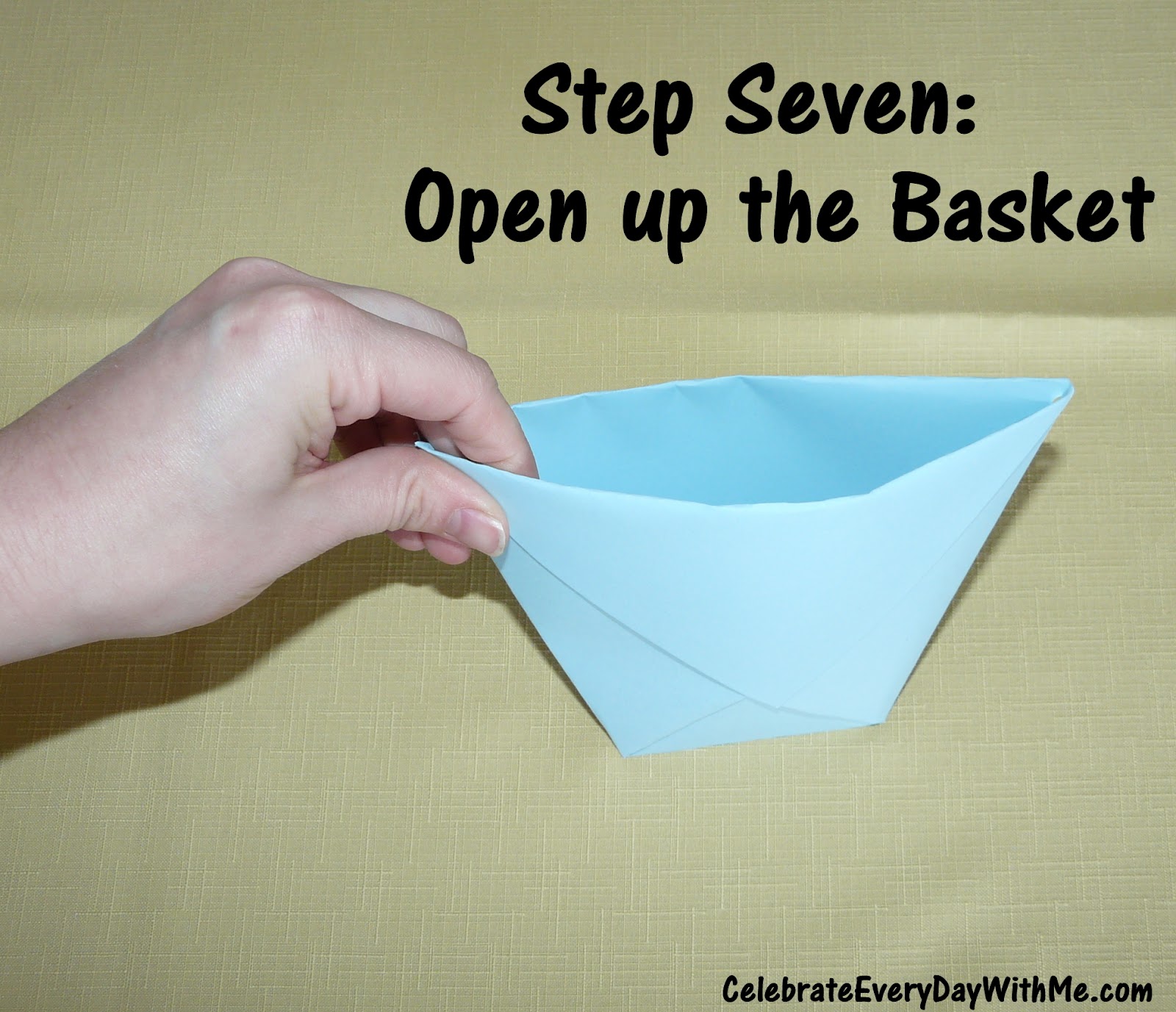 Homemade Cardstock Baskets Sweet Party Favors Celebrate Every Day