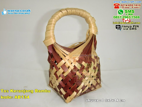 Tas Keranjang Bambu