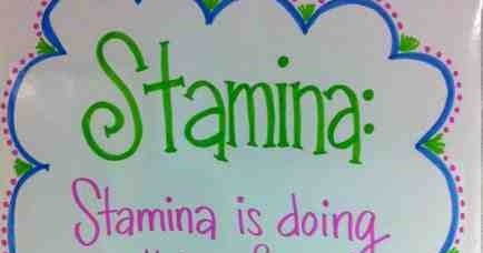 Raise That Reading Stamina!