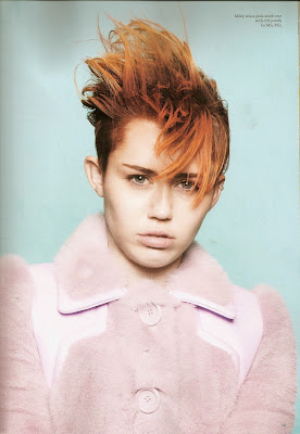 Miley Cyrus goes topless for Love magazine February 2014 Photos