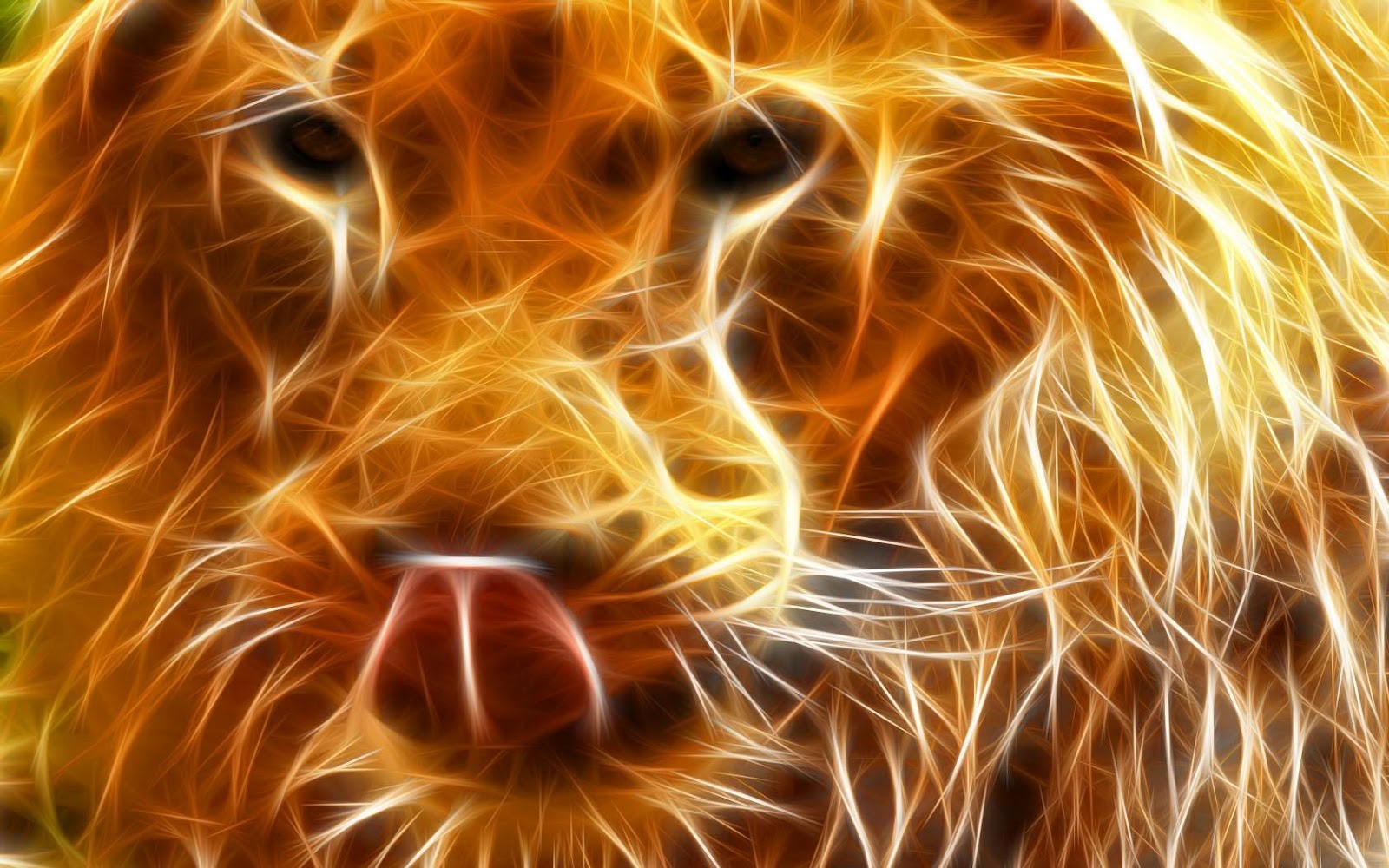 Lion With Background