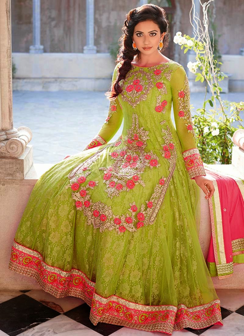 Rakul Preet Singh Indian Party Dresses Collection 2014 Vega Fashion Mom