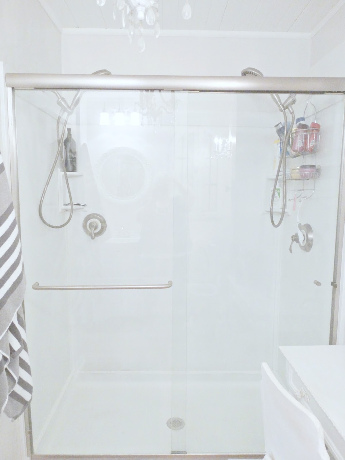 Junk Chic Cottage Simple Bathroom Cover Up