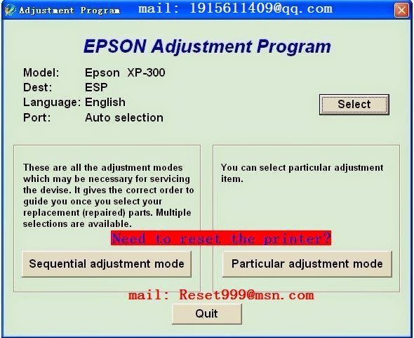 epson wf 7511 adjustment program