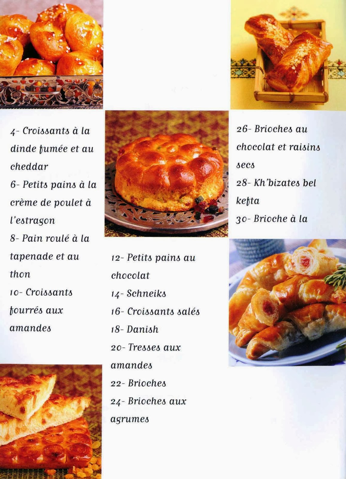  تحميل كتاب شميشة  Choumicha - Les viennoiseries et pains Choumicha+-+Les+viennoiseries+et+pains+sommaire+1