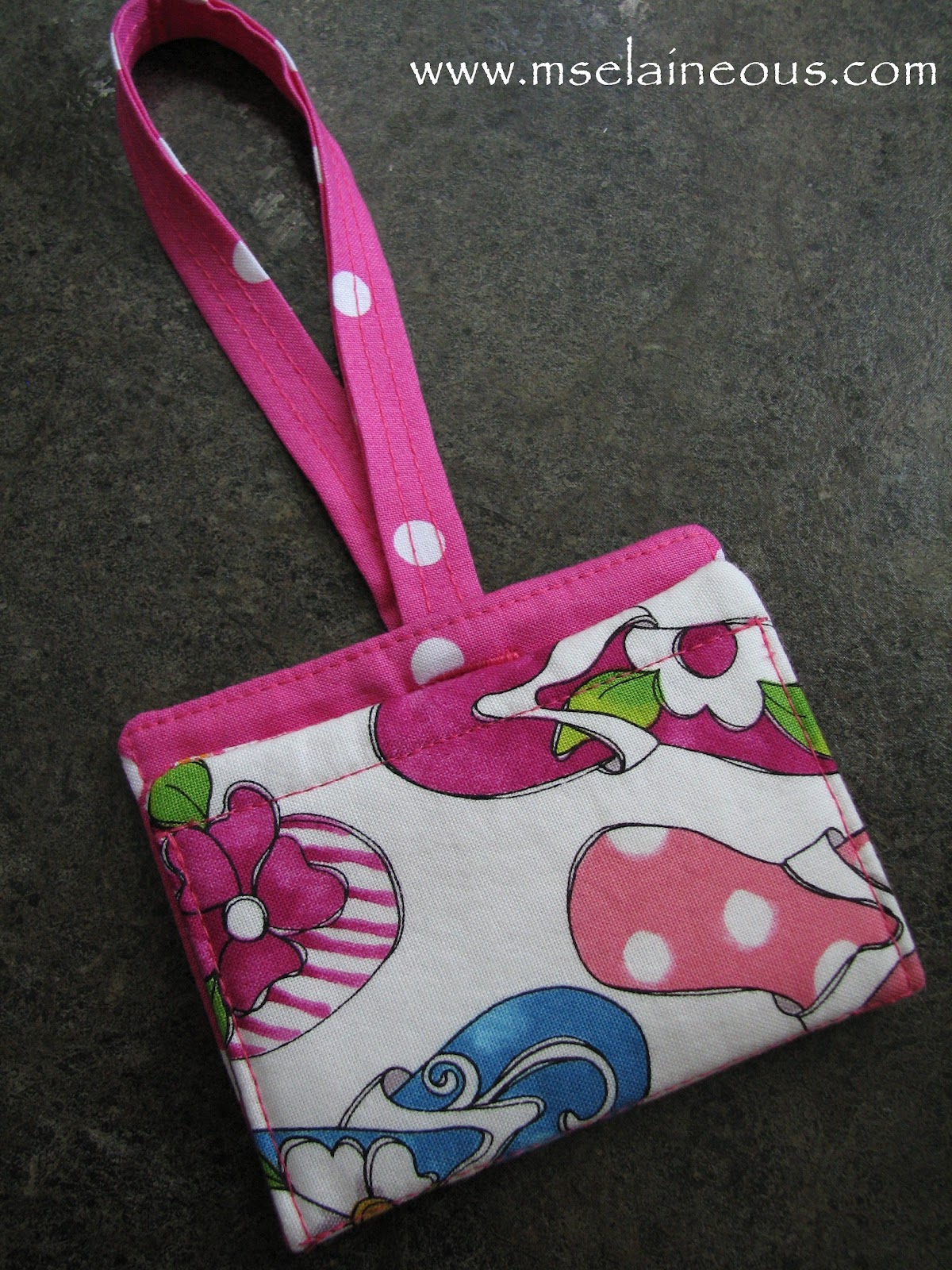 Ms. Elaineous Teaches Sewing Free Pattern The Luggage Tag