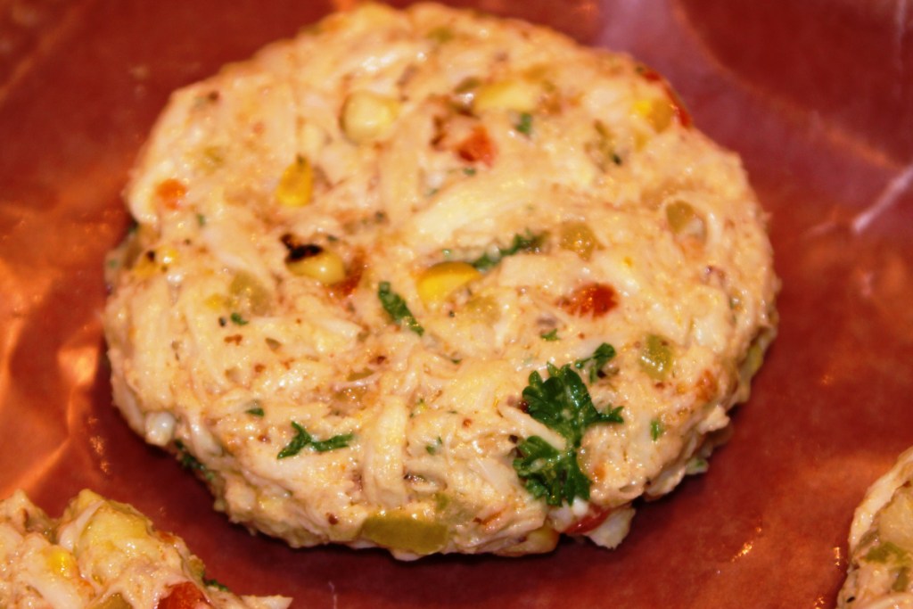 Menu Musings of a Modern American Mom Roasted Corn Crab Cakes with