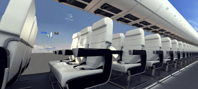 L'avió sense finestres donarà als passatgers una vista panoràmica del cel