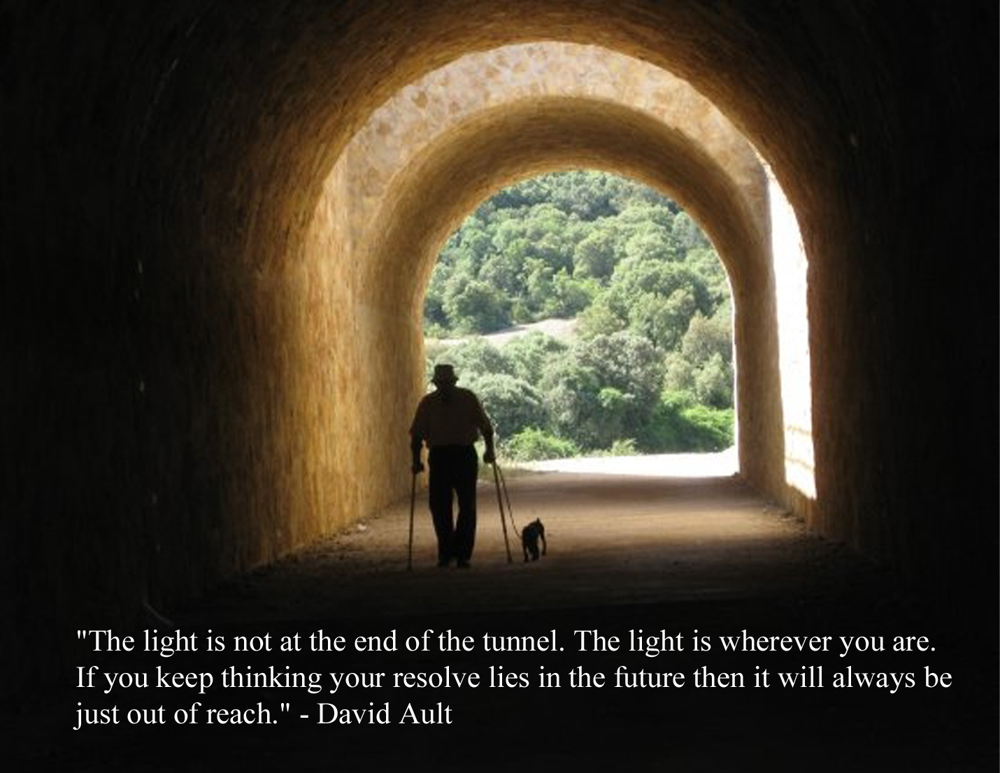 The light is not at the end of the tunnel…..