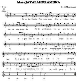 Lirik Mars Jayalah Pramuka