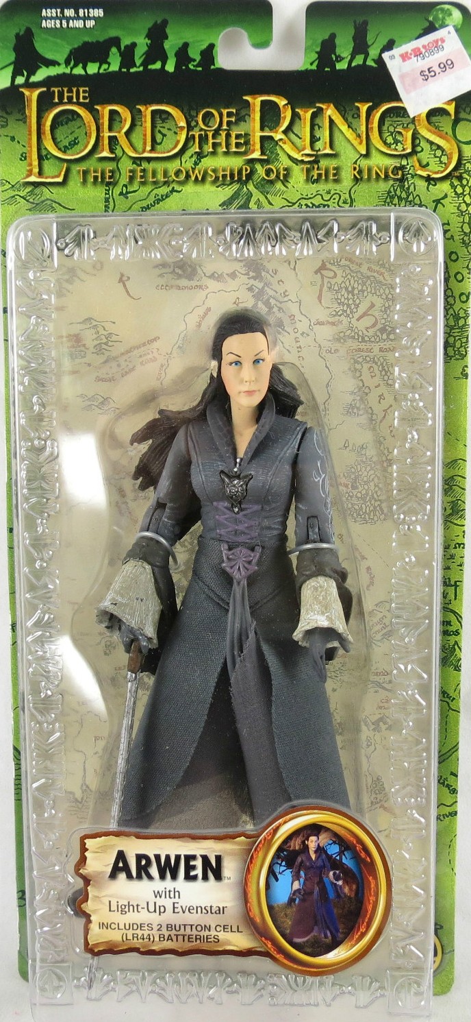 Arwen 2001 Burger King Lord Of The Rings Action Figure & Base Liv Tyler 
