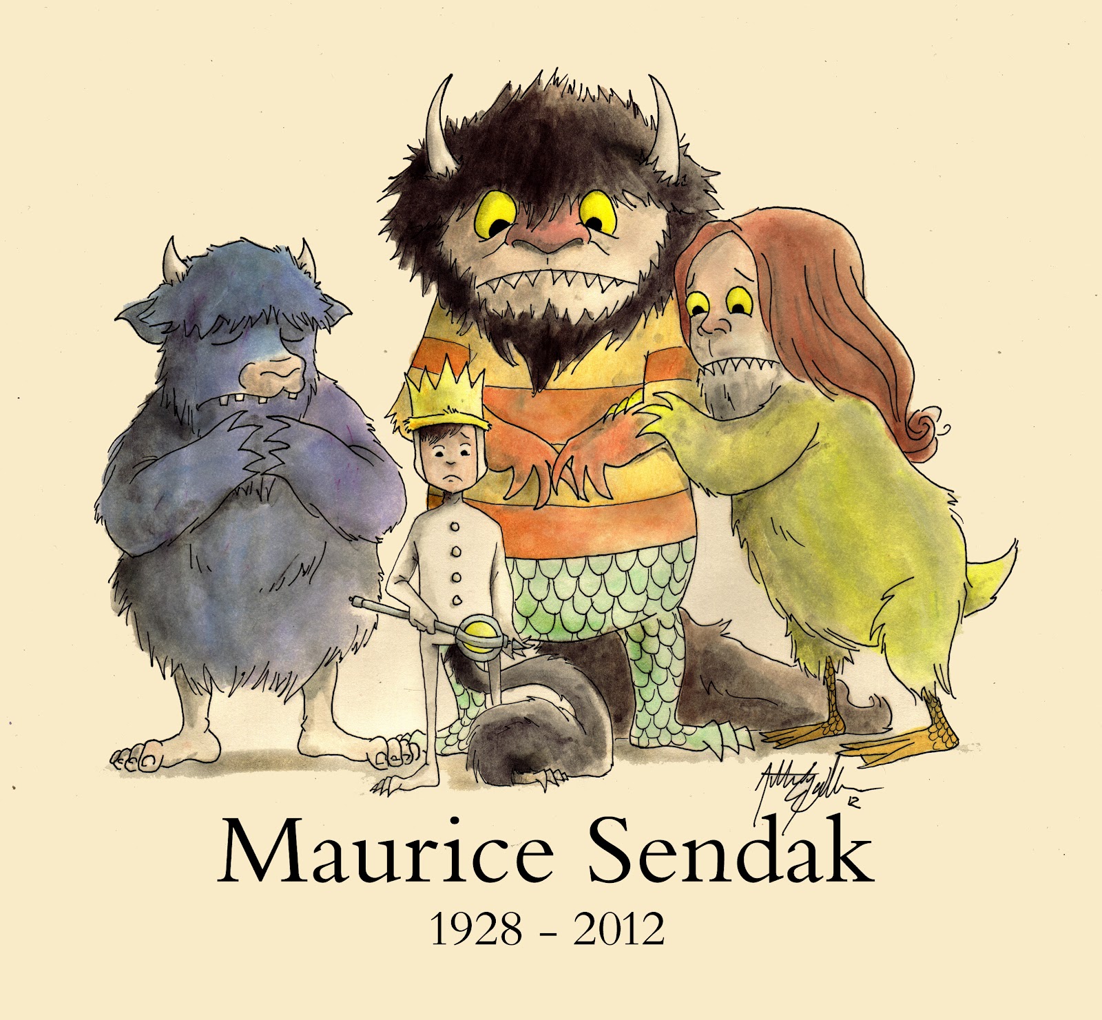 Maurice Sendak the art of Anthony Wallace