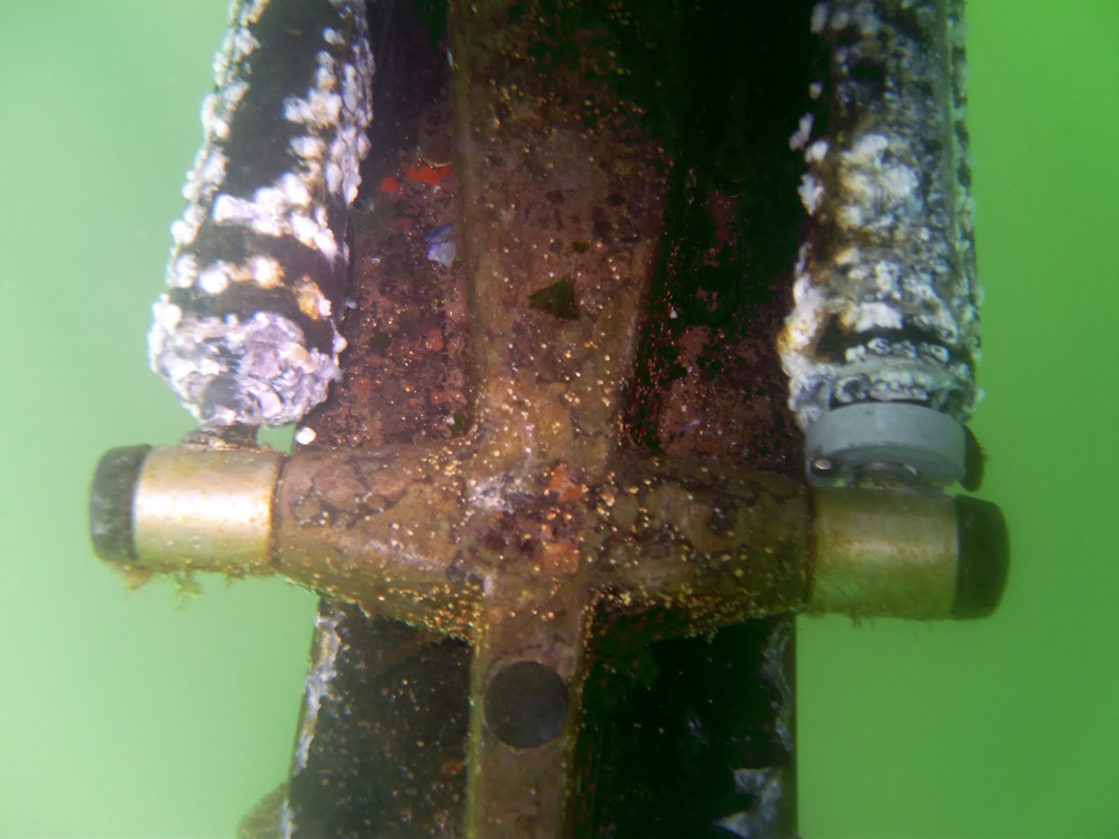 Scuba Duba Corp. Boat Electrolysis Damage; what you don’t want to see…