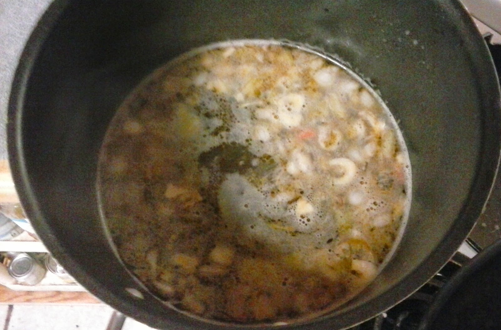 I dipped out 2 cup portions into recycled lunch meat packaging. These