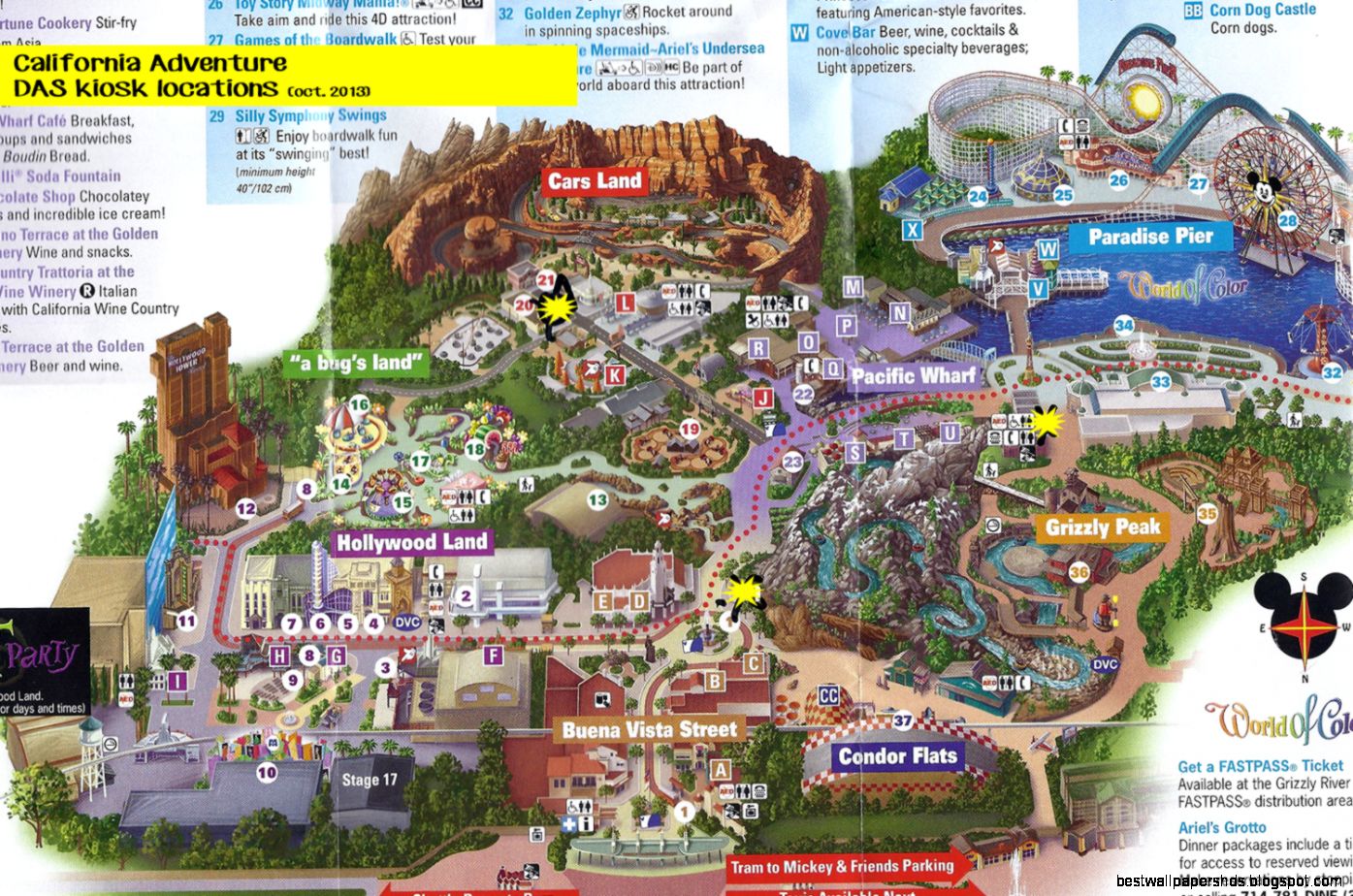 2015 Disneyland California Adventure Map 2015 Disneyland California Adventure Map