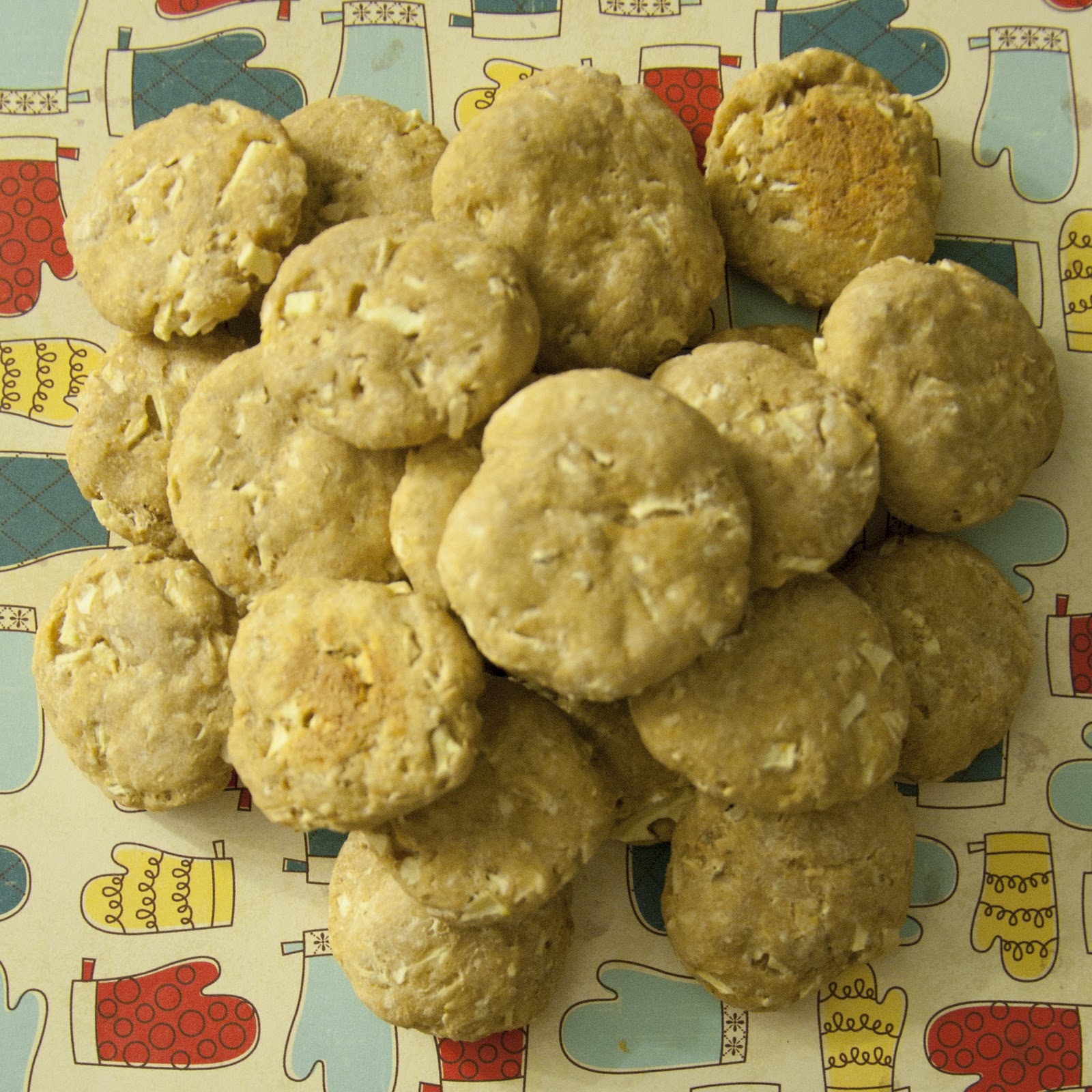 For the Love of Pooch Apple Oatmeal Dog Cookies