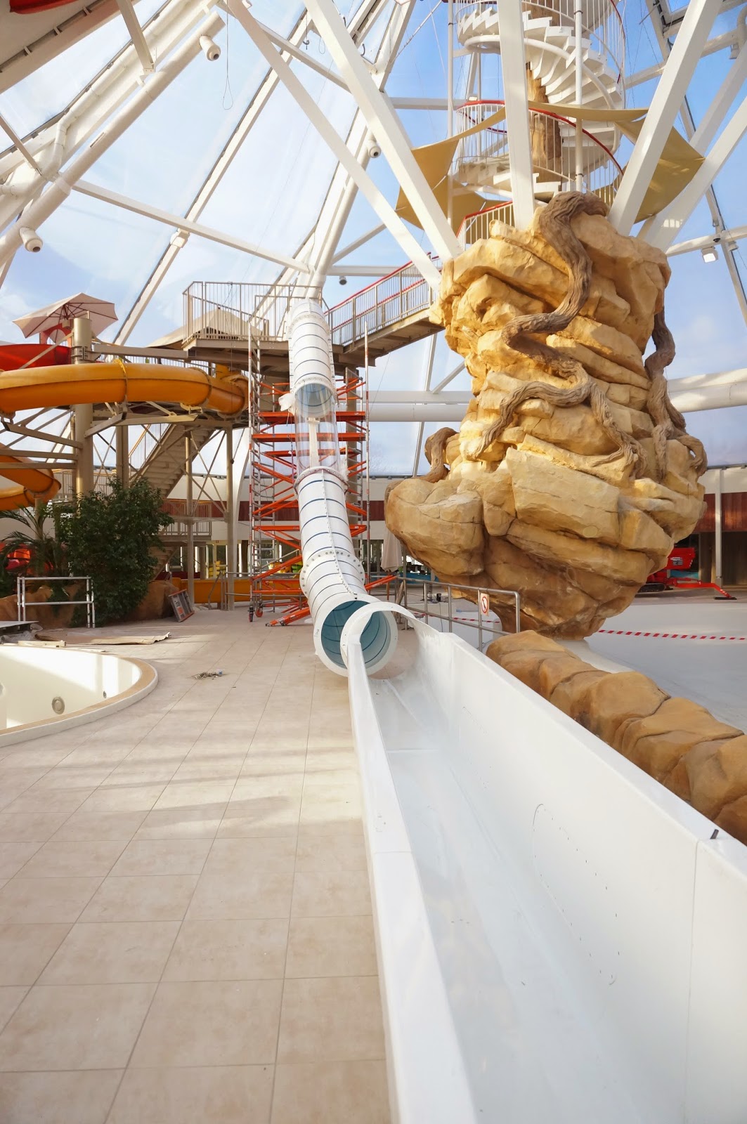Un nouveau toboggan à "grande vitesse" à Aqualibi Belgium