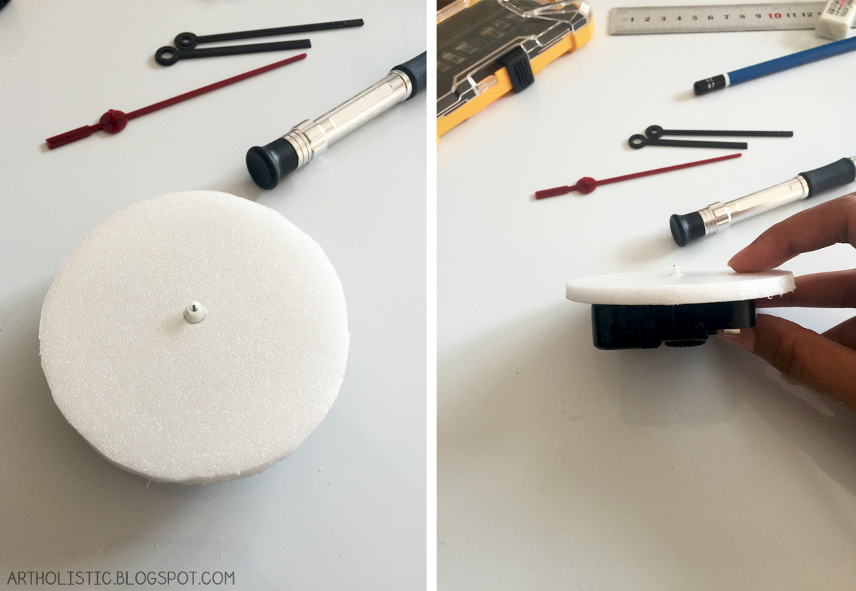 Art Holistic Make a Wall Clock using Toilet Paper Rolls