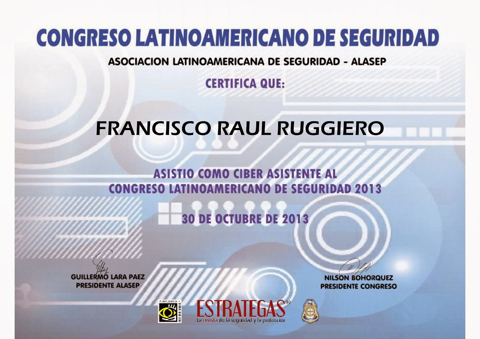 CONGRESO LATINOAMERICANO 2013