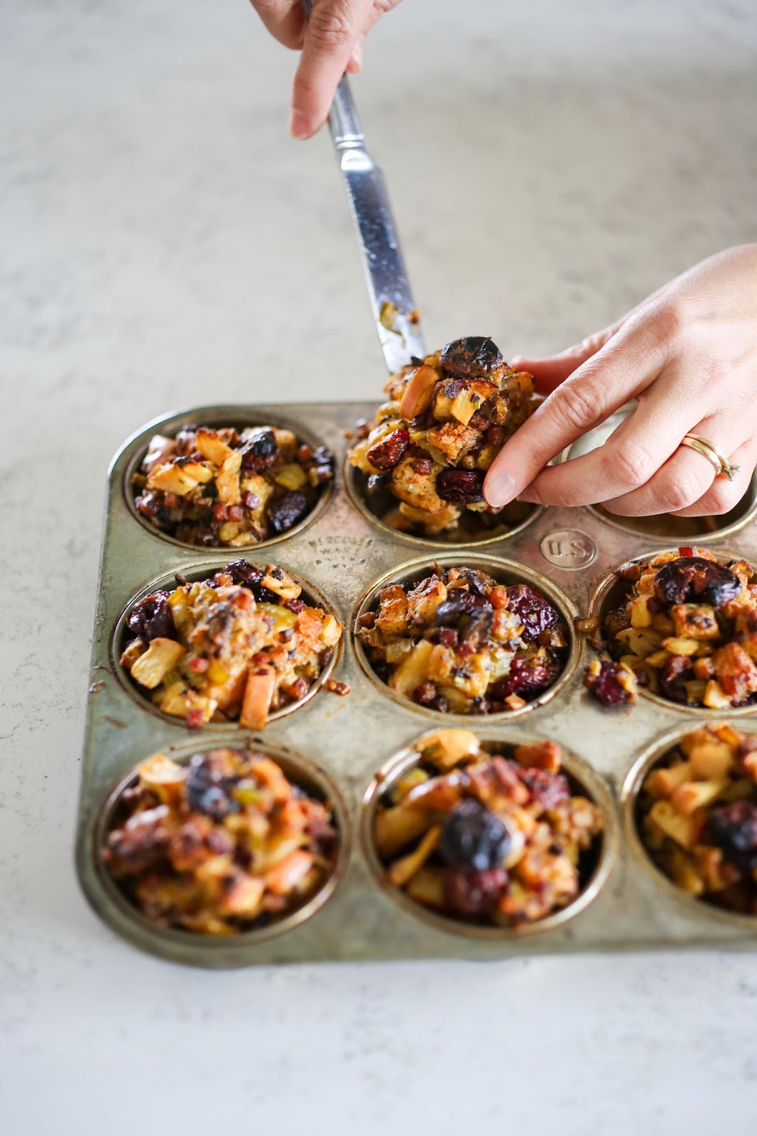 Thanksgiving Stuffing Muffins