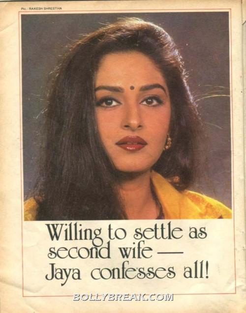 jaya prada willing to settle as second wife - jaya prada vintage magazine scan 