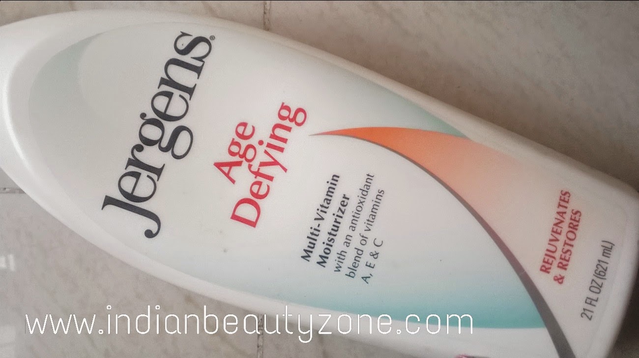 Indian Beauty Zone Jergens Age Defying Multi Vitamin Moisturizer Review