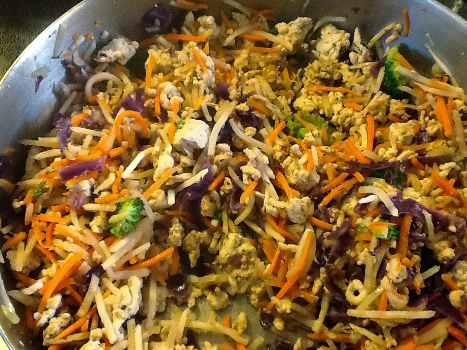 On Aunt Mildred's Porch Making Chinese Egg Roll Casserole