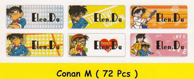 Label Nama Conan M