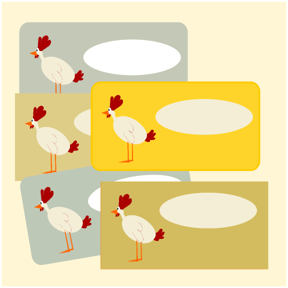 free printable funny chicken labels and tags ausdruckbare Etiketten
