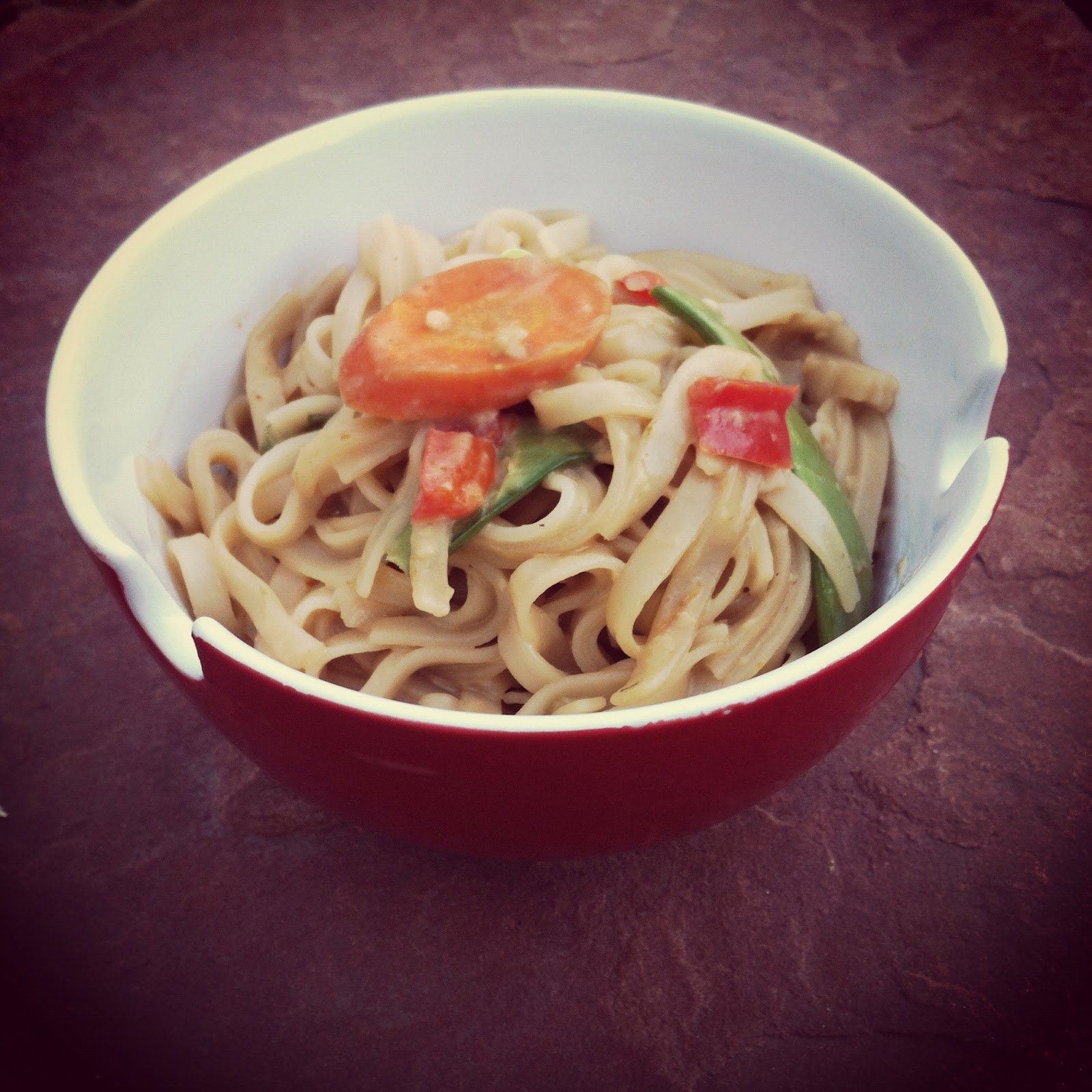 devour Coconut Pho Noodle Stir Fry with Veggies