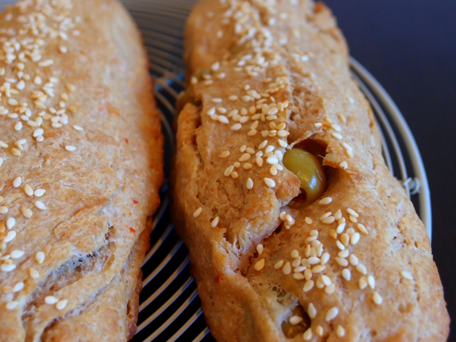 The VegHog Olive baguettes