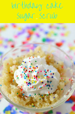 pinterest birthday cake sugar scrub diy