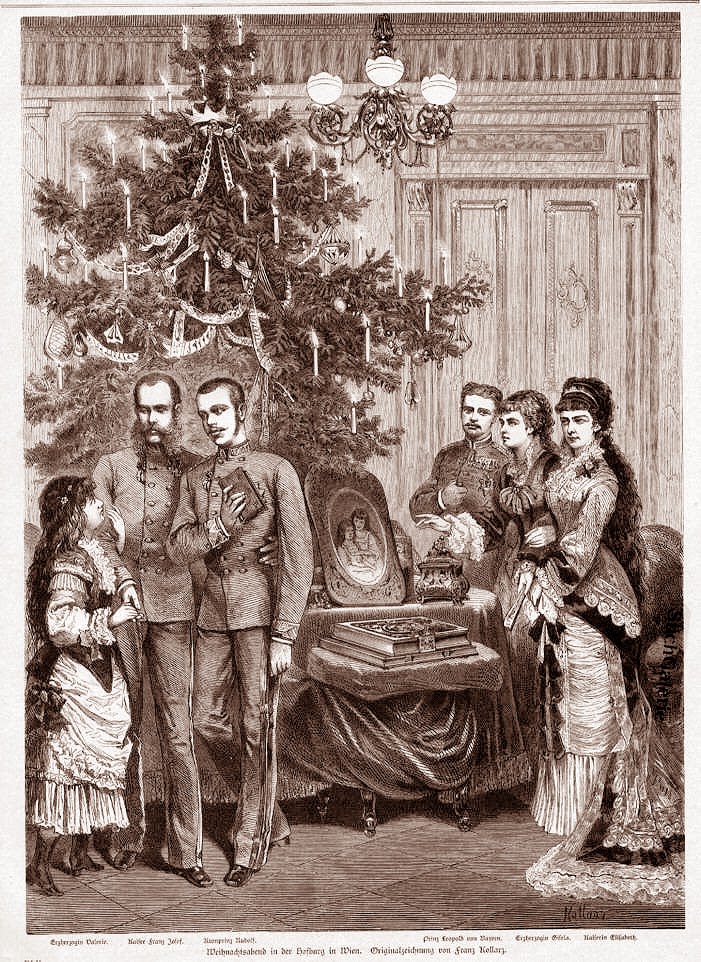 Immagini Natale 1800.Il Mondo Di Sissi Il Natale Al Tempo Di Sissi Tra Storia E Tradizioni Ottocentesche