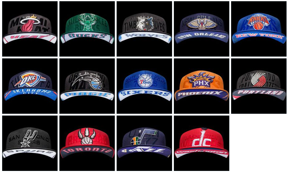 Awesome designs of 2014 NBA Draft Cap Collection by Adidas