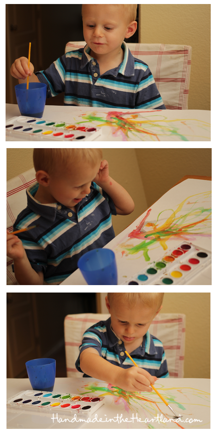 Creativity in Kids, Painting with toddlers