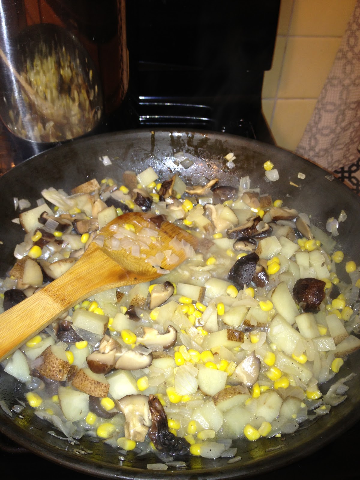 The 47 Week Cooking Experiment Shiitake Mushroom and Potato Enchiladas