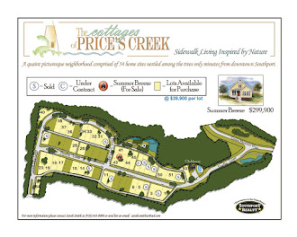 Map of Price's Creek