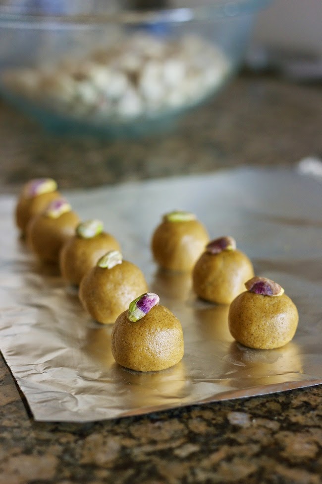 Blessings From My Kitchen Besan (chickpea/garbanzo bean flour) laddoo