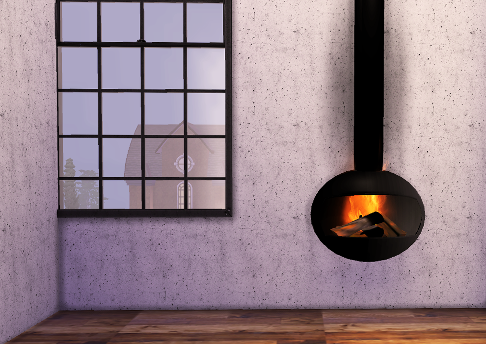 Sims 4 CC's The Best Wall Fireplace by oohlalasimmer