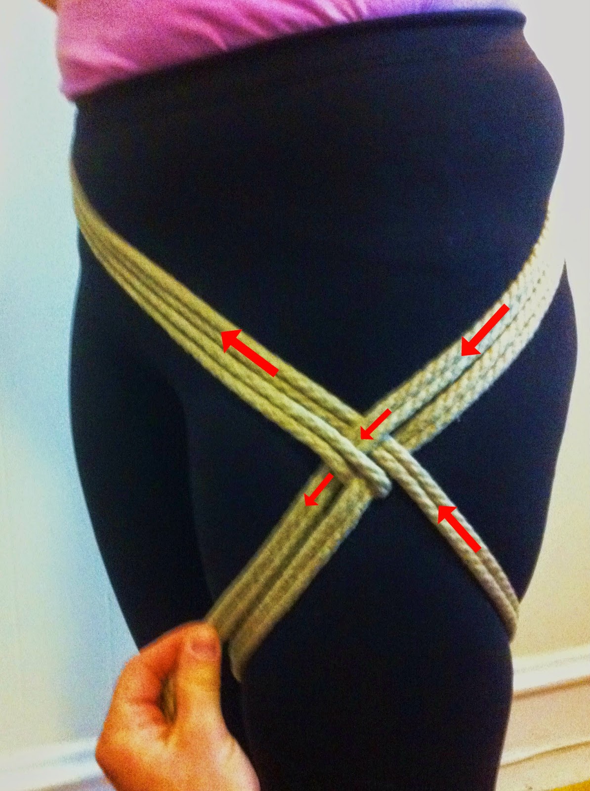 Innovative Fiber Arts / Vermont Rope Bondage The Basket Weave Hip