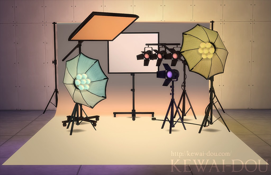 My Sims 4 Blog Photo Studio Set by KewaiDou