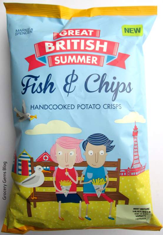 Grocery Gems Marks & Spencer Fish & Chips Handcooked Potato Crisps Review