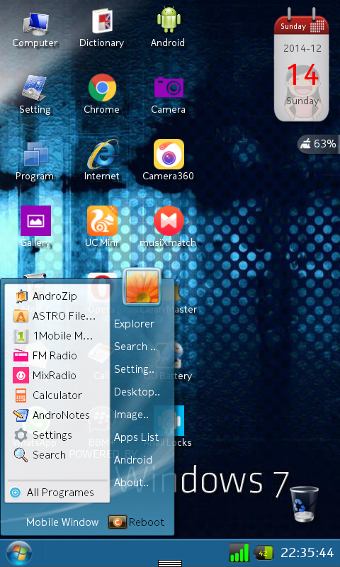 Download Launcher Windows 7 Untuk Android