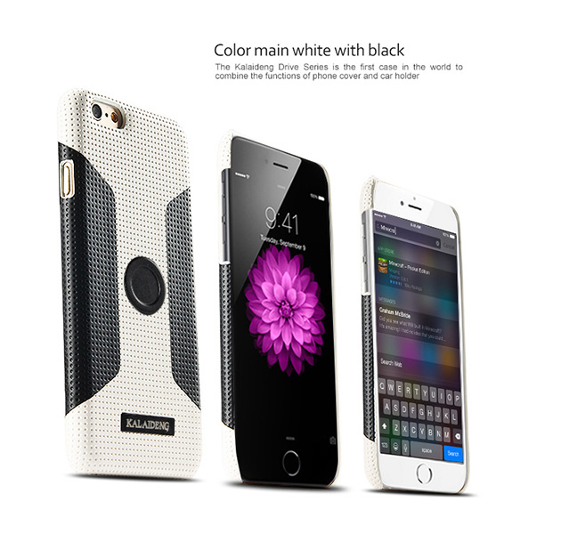 เคส iPhone 6 ของแท้ รหัสสินค้า 134003 สีขาวขอบดำ
