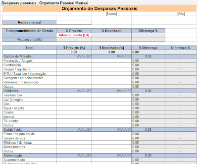 Organize suas contas em 2012 [Versão LibreOffice]