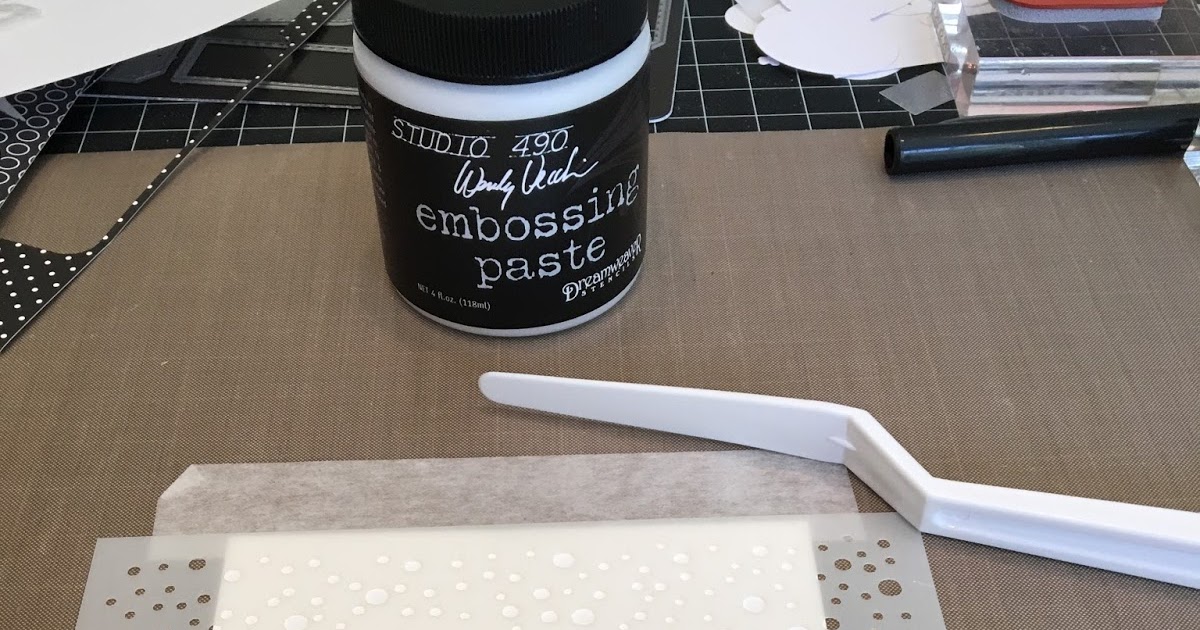 Let's Make A Card! Embossing Paste